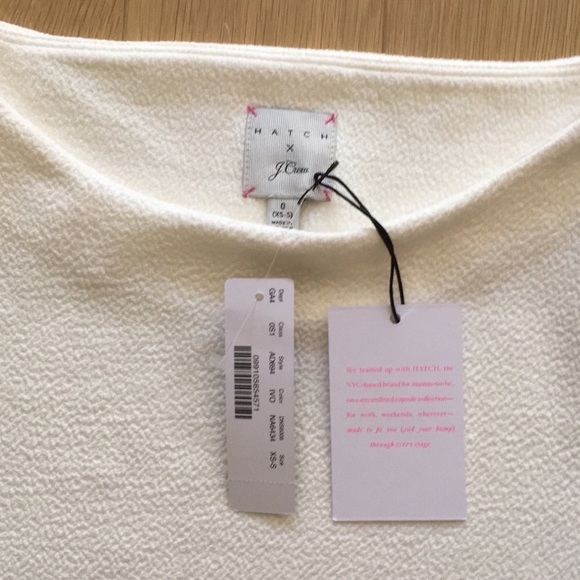 Hatch x J.Crew shift dress white/ivory size 0 XS/S - Picture 8 of 8